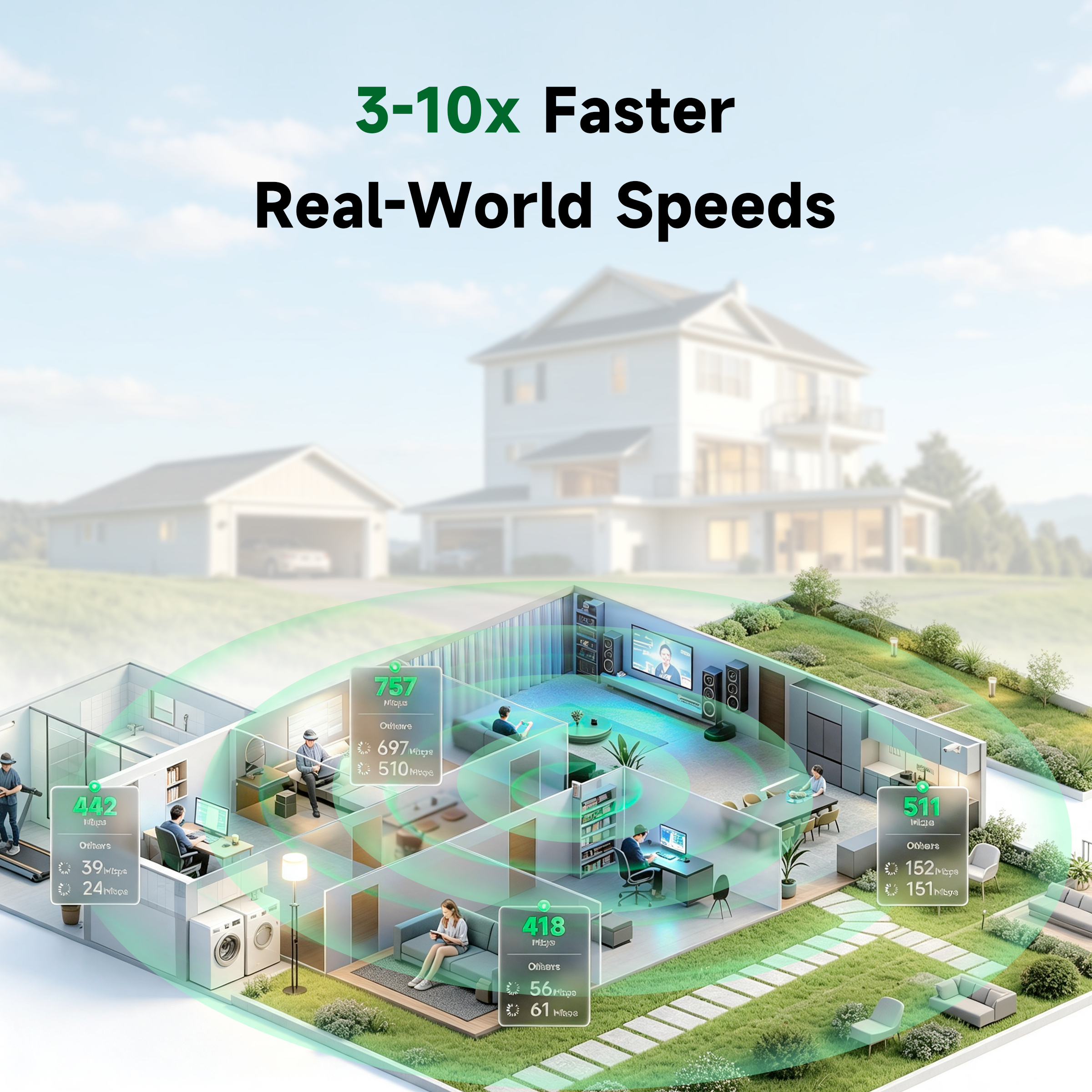 V2700 | One Router. Better Wi-Fi at Longer Range