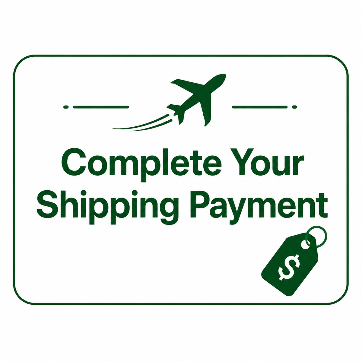Complete Your Shipping Payment